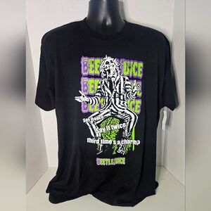 Beetlejuice Its Showtime Graphic Tee Mens Sizes